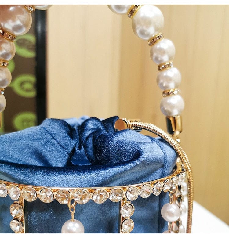 Navy Blue Satin Clutch | Bridal Purse | Couture Evening Bag – The Bella  Rosa Collection